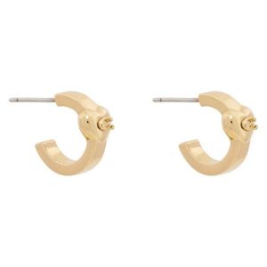 Kolczyki Coach. Żółte kolczyki Coach, złote. Za 309,99 zł.