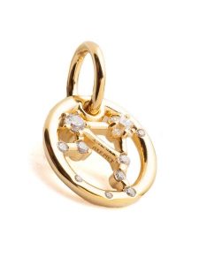 Pandora Pozłacana zawieszka z cyrkoniami rozmiar: onesize. Żółte zawieszki Pandora, z cyrkonią, metalowe. Za 217,99 zł.