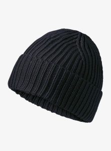 Czapka zimowa Vaude Moena Beanie II - dark sea uni. Czarne czapki Vaude, bez wzorów, z materiału, eleganckie. Za 90,19 zł.