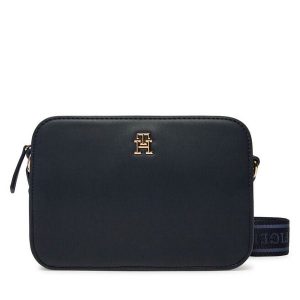 Torebka Tommy Hilfiger. Niebieskie listonoszki TOMMY HILFIGER, bez wzorów, bez dodatków. Za 259,99 zł.