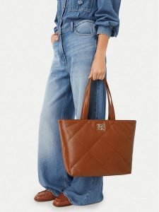 Nine West Torebka CEO-IVORY LANE-LDA9198 Brązowy jasny. Brązowe shopper bag Nine West, bez wzorów, ze skóry, bez dodatków. Za 279,99 zł.