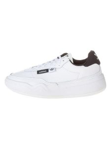 Adidas Skórzane sneakersy "Her Court" w kolorze białym rozmiar: 38. Białe trampki ADIDAS, bez wzorów, bez zapięcia. Za 253,95 zł.