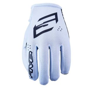 Rękawiczki XR-RIDE - BIAŁE (białe) - XXXL/13. Białe rękawiczki FIVE GLOVES, bez wzorów, ze skóry. Za 87,00 zł.