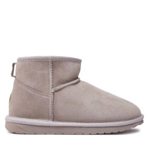 Śniegowce EMU Australia. Szare buty zimowe EMU Australia, bez obcasa, bez zapięcia. Za 669,99 zł.