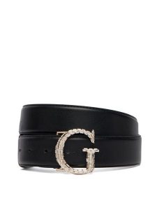 Guess Pasek BW9367 P6335 Czarny. Czarne paski Guess, z aplikacjami, ze skóry. Za 284,99 zł.