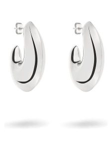 Liebeskind Posrebrzane kolczyki-półkreole rozmiar: onesize. Szare kolczyki Liebeskind, posrebrzane. Za 165,99 zł.