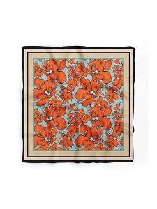 Lucky Bees Chusta w kolorze czerwono-beżowym - 55 x 55 cm rozmiar: onesize. Brązowe apaszki i chusty Lucky Bees, bez wzorów, z materiału. Za 34,45 zł.