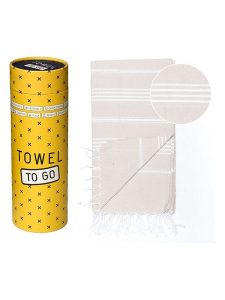 Samimi Chusta hammam w kolorze beżowym - 180 x 100 cm rozmiar: onesize. Brązowe apaszki i chusty Samimi, bez wzorów, z bawełny. Za 96,14 zł.