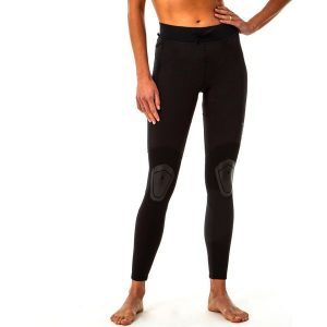 Legginsy UV surfingowe damskie Olaian 900 z neoprenu. Czarne legginsy OLAIAN, bez wzorów, z neoprenu. Za 119,99 zł.