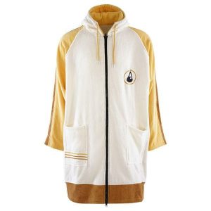 Ponczo Wave Hawaii Zip Longsleeve Sannt, Bawełniany welur M WH4053 100 x 75 cm. Szlafroki WAVE HAWAII, m, bez wzorów, z bawełny, bez kaptura. Za 380,00 zł.