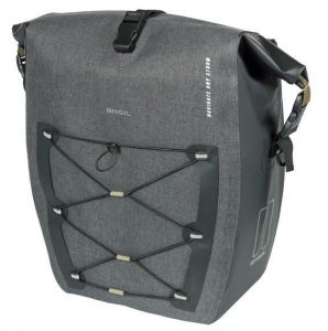 Basil Navigator Storm torba pojedyncza L 25-31 L wodoodporna. Szare torby podróżne i sportowe BASIL, bez wzorów, z materiału, na ramię. Za 287,49 zł.