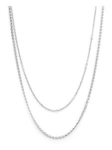 MOODE Naszyjnik "Sonia" - dł. 41 cm rozmiar: onesize. Szare naszyjniki MOODE, ze stali. Za 39,99 zł.