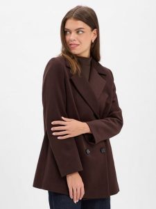 More & More Marynarka Kobiety Sztuczne włókno brązowy, 44. Brązowe marynarki i żakiety More & More, bez wzorów, z włókna, klasyczne. Za 549,95 zł.