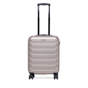 Walizka kabinowa GINO ROSSI. Żółte walizki Gino Rossi, bez wzorów. Za 259,99 zł.