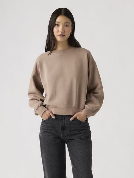 Levi's Bluza w kolorze beżowym rozmiar: M. Brązowe bluzy Levi's®, m, bez wzorów, z bawełny, bez kaptura. Za 184,95 zł.