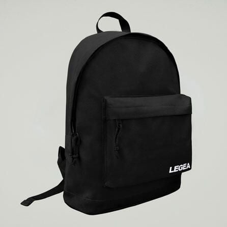 Plecak sportowy PALERMO czarny 31 x 40 x 12 cm. Czarne plecaki LEGEA. Za 50,90 zł.