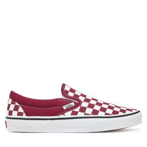 Tenisówki Vans. Czerwone trampki Vans, bez wzorów, bez zapięcia. Za 199,99 zł.