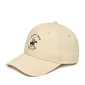 Czapka z daszkiem Beverly Hills Polo Club. Brązowe czapki Beverly Hills Polo Club, bez wzorów. Za 79,99 zł.
