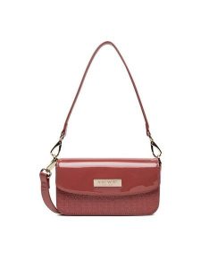 Nine West Torebka CEO-MISSISIPI-I-LDA8009 Różowy. Czerwone torebki klasyczne Nine West, bez wzorów, z materiału, bez dodatków. Za 169,99 zł.