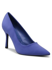 Jenny Fairy Szpilki LS5776-01A Fioletowy. Fioletowe szpilki Jenny Fairy, bez wzorów, z materiału, bez obcasa. Za 139,99 zł.