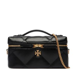 Torebka Tory Burch. Czarne kuferki Tory Burch, bez wzorów, bez dodatków. Za 2 379,00 zł.