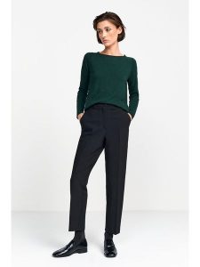 Rich & Royal Koszulka w kolorze ciemnozielonym rozmiar: XS. Zielone bluzki Rich & Royal, xs, bez wzorów, z bawełny, bez kołnierzyka, bez ramiączek. Za 78,99 zł.