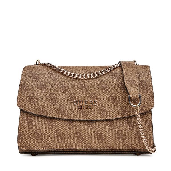 Torebka Guess. Brązowe torebki klasyczne Guess, z aplikacjami, bez dodatków. Za 376,99 zł.