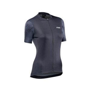 Koszulka rowerowa NORTHWAVE Origin Woman Jersey. Czarne kurtki Northwave, m, bez wzorów, z jersey, bez kaptura. Za 159,99 zł.