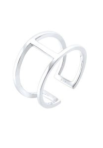 Elli Damskie Geo Minimal Trend w srebra próby 925 Pierścionki 1 ct. Pierścionki Elli, srebrne. Za 233,99 zł.