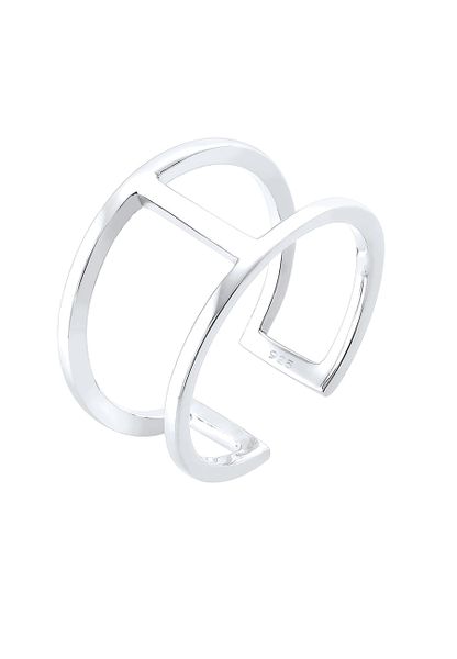 Elli Damskie Geo Minimal Trend w srebra próby 925 Pierścionki 1 ct. Pierścionki Elli, srebrne. Za 328,99 zł.