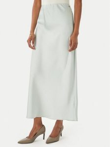 Calvin Klein Spódnica maxi LV044F621G Zielony Regular Fit. Zielone spódnice Calvin Klein, l, bez wzorów, z syntetyku, maxi. Za 459,99 zł.