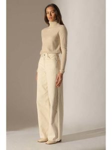 Perfect Cashmere Kaszmirowy golf "Ashley" w kolorze beżowym rozmiar: XL. Brązowe golfy Perfect Cashmere, bez wzorów, z kaszmiru. Za 362,85 zł.