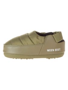 Moon Boot Kapcie "Sandal Band" w kolorze khaki rozmiar: 43-44. Brązowe kapcie Moon Boot, bez wzorów. Za 136,13 zł.