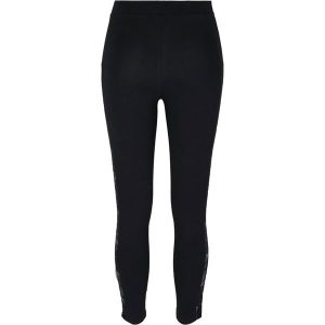 Damskie klasyczne legginsy z koronki w paski gt. Czarne legginsy Urban Classics, bez wzorów, z koronki. Za 183,50 zł.