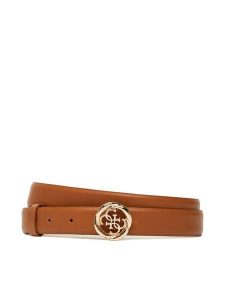 Guess Pasek Damski BW9260 P5325 Brązowy. Brązowe paski Guess, z aplikacjami, ze skóry. Za 199,99 zł.