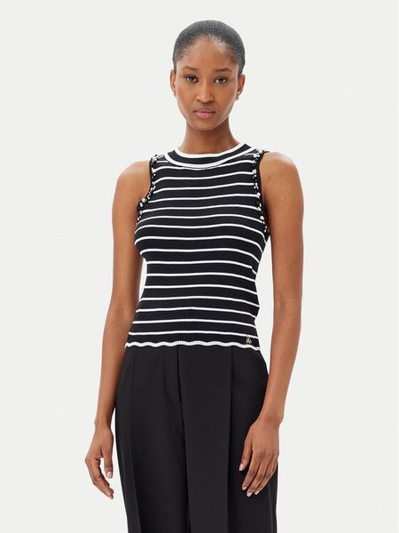 Artigli Top ACMA001916 034 Czarny Regular Fit. Czarne swetry klasyczne Artigli, m, bez wzorów, z wiskozy, bez kołnierzyka, bez ramiączek. Za 179,99 zł.