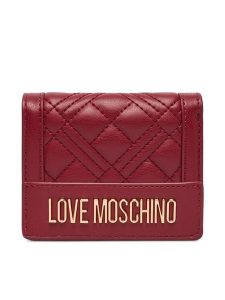 LOVE MOSCHINO Portfel JC5601PP1PLA0552 Bordowy. Czerwone portfele LOVE MOSCHINO, bez wzorów, ze skóry. Za 399,99 zł.