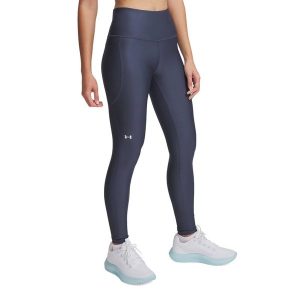 Legginsy treningowe damskie Under Armour HG Armour HiRise Downpour. Szare legginsy Under Armour, bez wzorów. Za 149,99 zł.