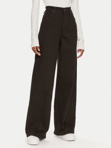 Calvin Klein Jeansy Infinite K20K207304 Czarny Wide Leg. Czarne jeansy Calvin Klein, bez wzorów, z jeansu. Za 419,99 zł.