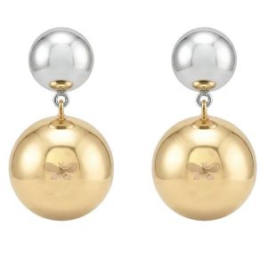 Kolczyki Weekend Max Mara. Żółte kolczyki Weekend Max Mara, złote. Za 339,99 zł.