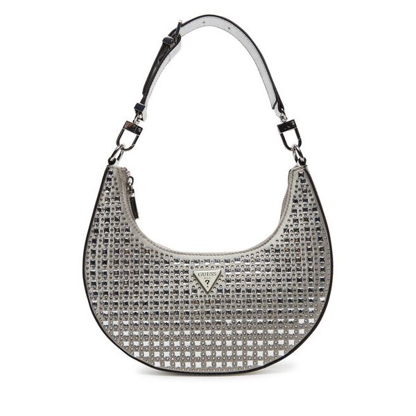 Torebka Guess. Szare torebki klasyczne Guess, z aplikacjami, bez dodatków. Za 339,99 zł.