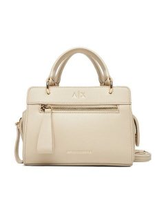 Armani Exchange Torebka XW001212 AF17117 U1092 Beżowy. Brązowe torebki klasyczne Armani Exchange, bez wzorów, ze skóry, bez dodatków. Za 619,99 zł.
