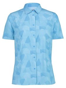 CMP Koszula funkcyjna w kolorze niebieskim rozmiar: 36. Niebieskie koszule CMP, bez wzorów, z materiału, bez kołnierzyka, bez ramiączek. Za 135,81 zł.