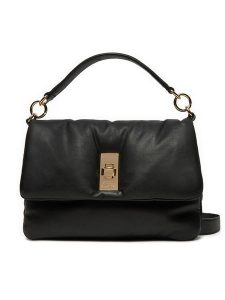 Tommy Hilfiger Torebka AW0AW16885 Czarny. Czarne torebki klasyczne TOMMY HILFIGER, bez wzorów, ze skóry, bez dodatków. Za 629,99 zł.