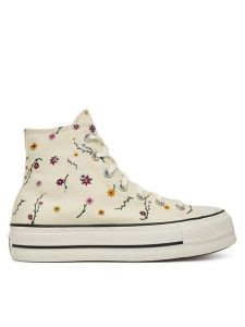 Converse Trampki Chuck Taylor All Star Lift A15536C Écru. Trampki Converse, bez wzorów, z materiału, bez zapięcia. Za 379,99 zł.