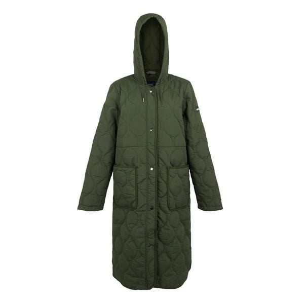 Kurtka Ocieplana Damska Jaycee II. Zielone kurtki Regatta, xl, bez wzorów, z puchu, bez kaptura. Za 139,99 zł.