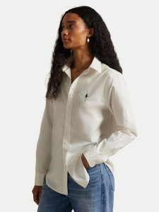 Polo Ralph Lauren Koszula 211A92177007 Écru Classic Fit. Białe koszule Polo Ralph Lauren, xl, bez wzorów, z bawełny, bez kołnierzyka, bez ramiączek. Za 450,99 zł.