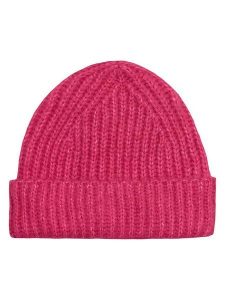 Herrlicher Czapka beanie "Seline" w kolorze różowym rozmiar: onesize. Różowe czapki Herrlicher, bez wzorów, ze splotem. Za 69,99 zł.