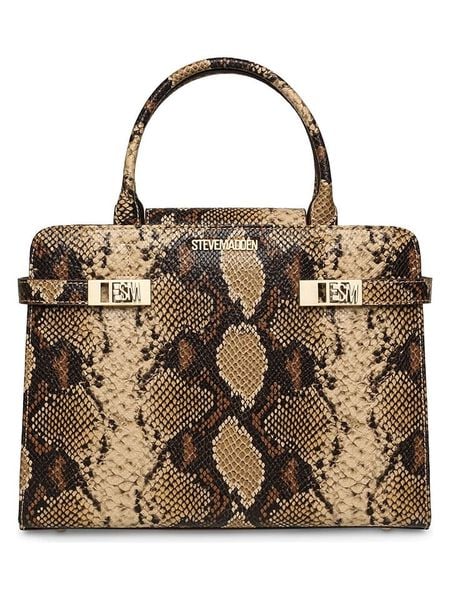 Steve Madden Torebka w kolorze beżowym - 30 x 21 x 13 cm rozmiar: onesize. Brązowe torebki klasyczne Steve Madden, bez wzorów, z materiału, przez ramię, bez dodatków. Za 302,35 zł.