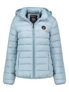 Geographical Norway Kurtka pikowana "Atikamap" w kolorze błękitnym rozmiar: XL. Niebieskie kurtki Geographical Norway, xl, bez wzorów, bez kaptura. Za 198,10 zł.